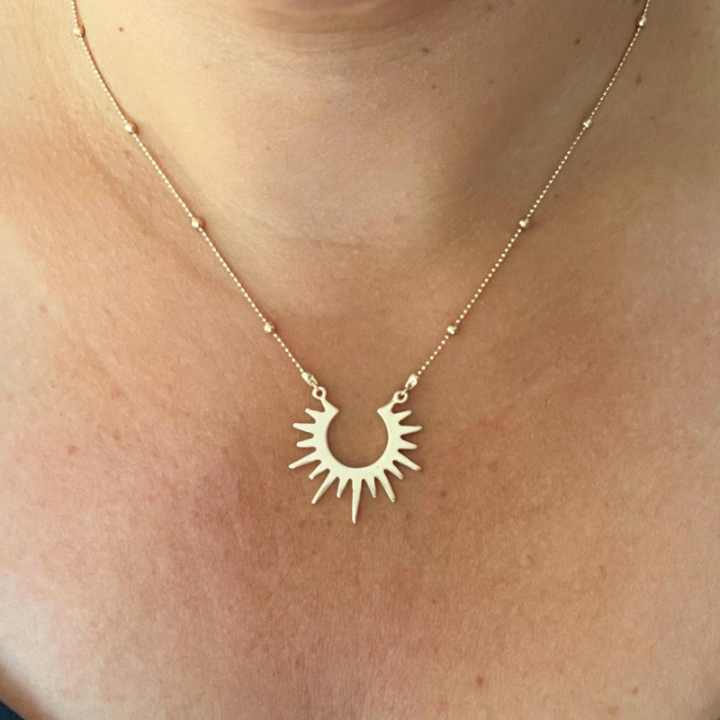 Sunburst Necklace - Gold